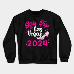 Las Vegas Girls Trip 2024 Cute Summer Vacation Party Match Crewneck Sweatshirt